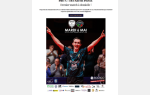 PRO A Thorigné-La Romagne Mardi 6 mai 19h30