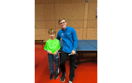 Notre jeune poussin Denovan rencontre Alexis Lebrun