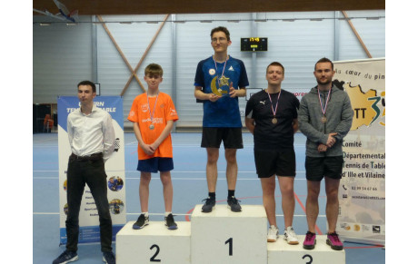 Quentin qualifié pour le championnat de Bretagne individuel